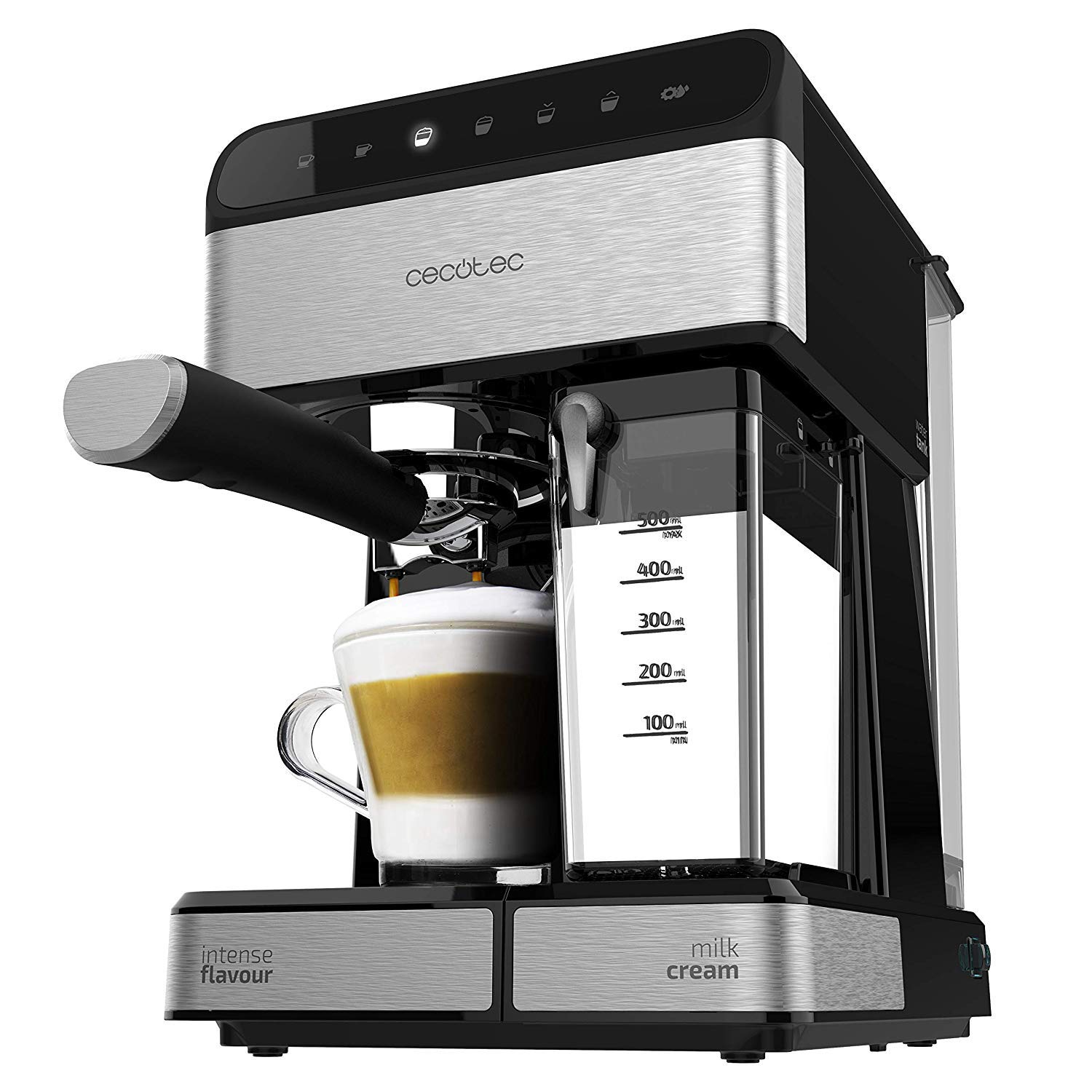 Cecotec Power Instant-ccino Touch - Caffettiera Nera