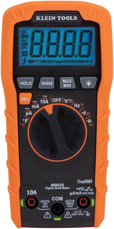 Klein Tools Multimetro Digitale MM420 TRMS Auto-Ranging - immagine 11
