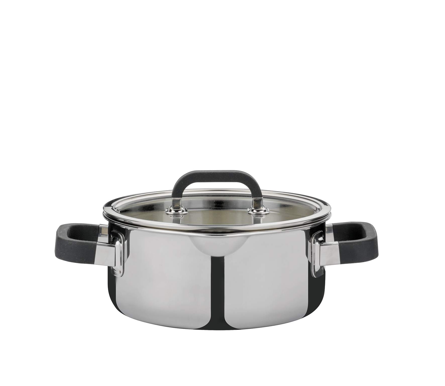 Spring 315500620 Fusion 2+ - Pentola per arrosti con coperchio, in acciaio INOX