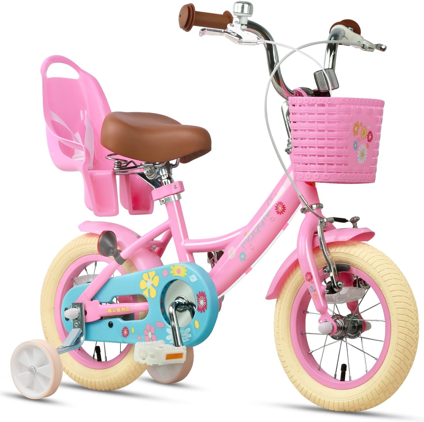 Glerc Bicicletta Bambine 40,6 cm con Cestino e Campanello - immagine 1