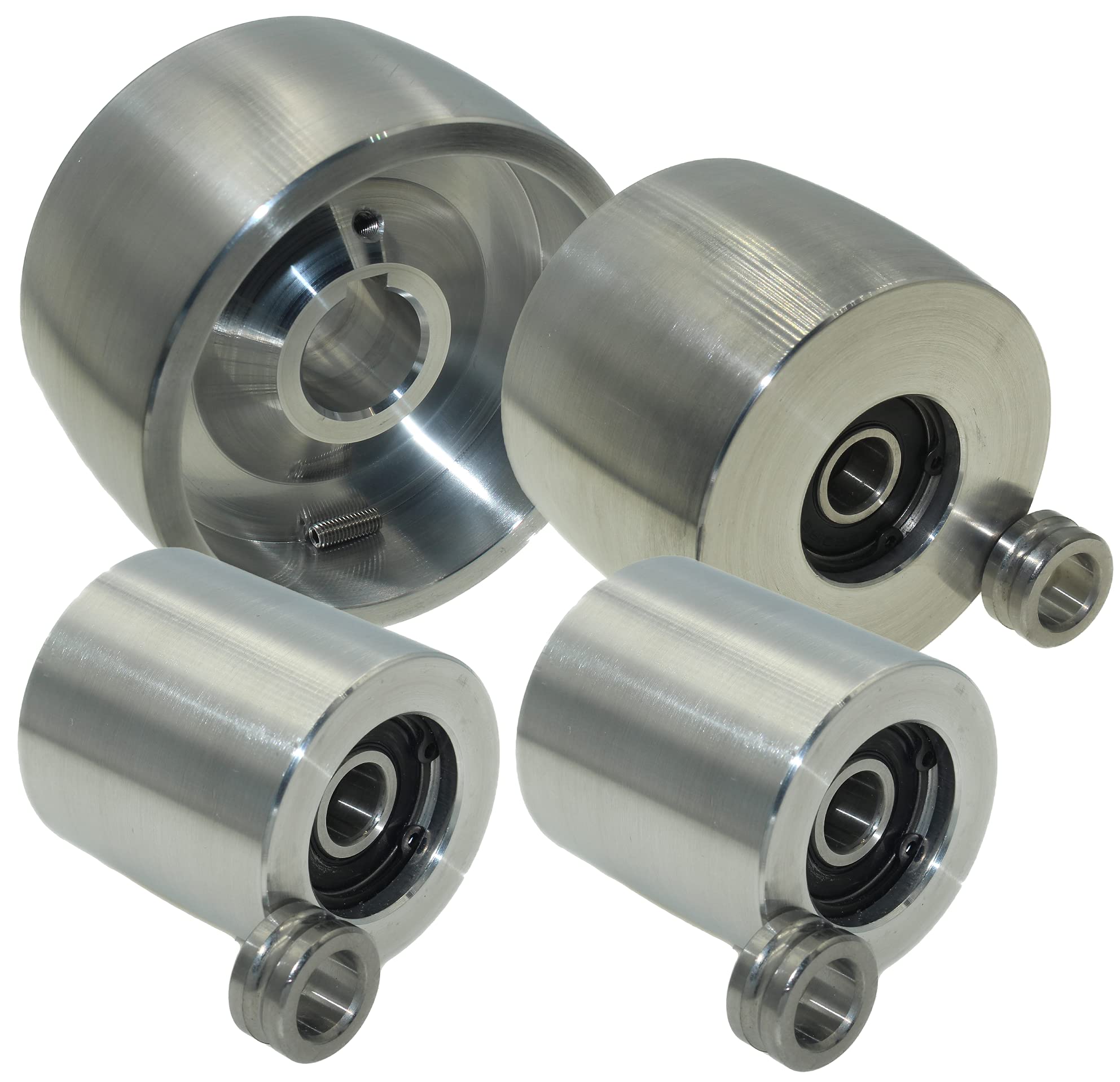 (AL4-24) Set Rotelle per Smerigliatrice a Nastro CNC