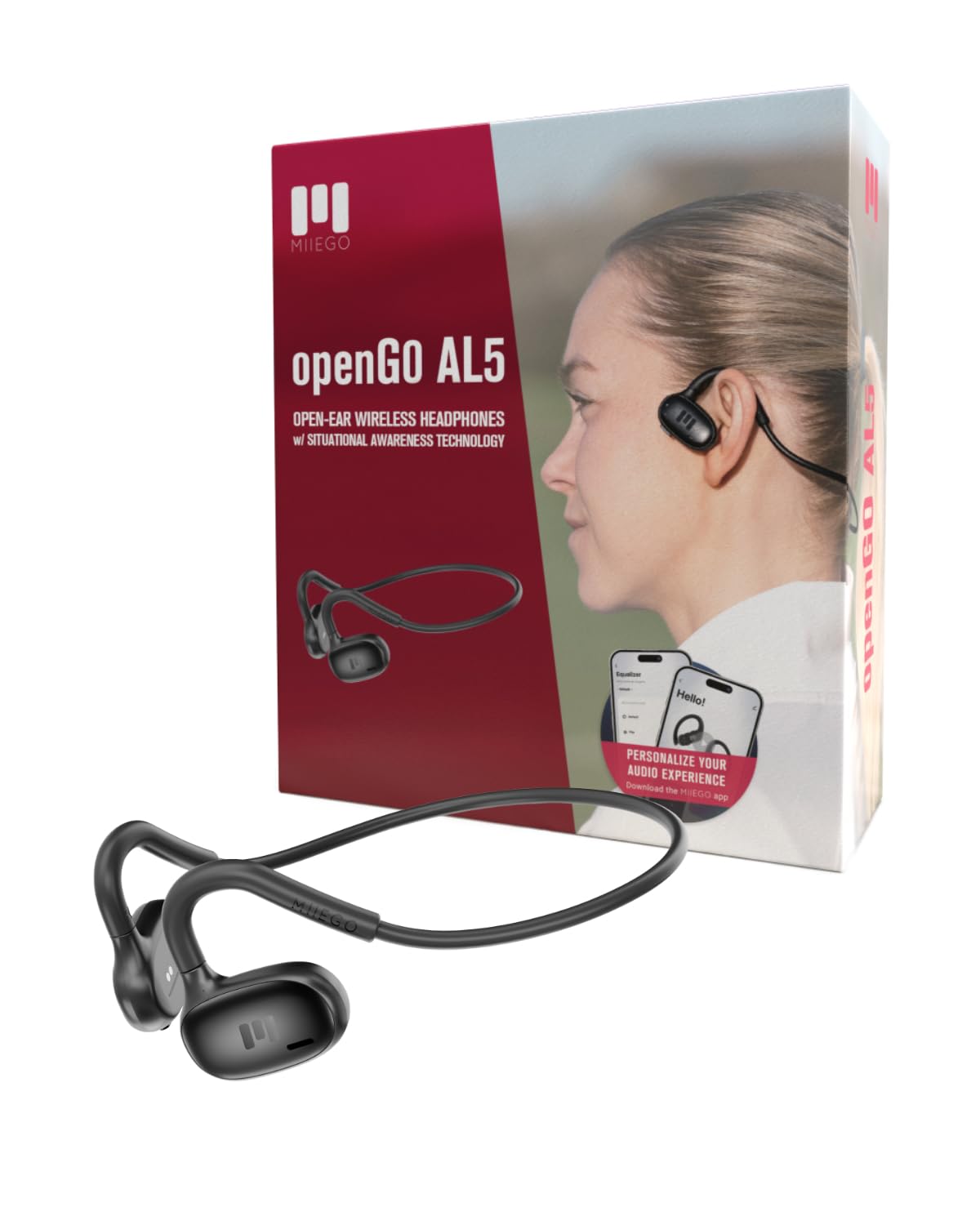 Miiego OpenGO AL5 - Cuffie Aperte Bluetooth 5.4