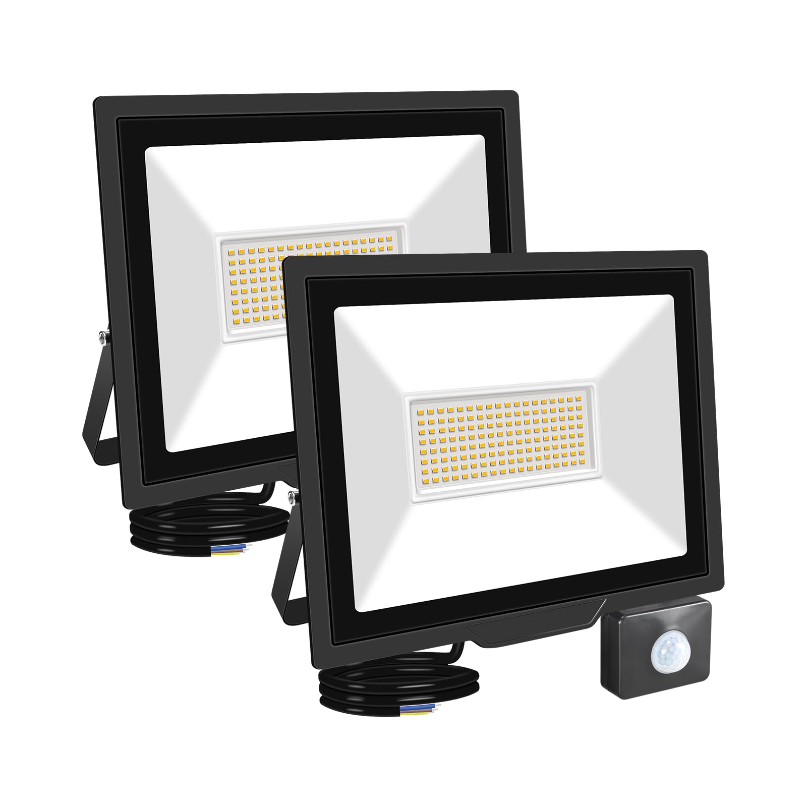 Rigidon 2x Faretto LED Esterno con Sensore 100W