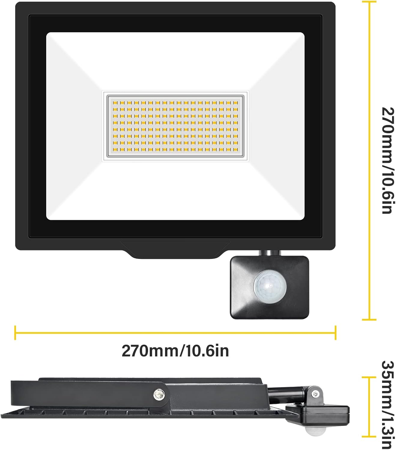 Rigidon 2x Faretto LED Esterno con Sensore 100W - immagine 2