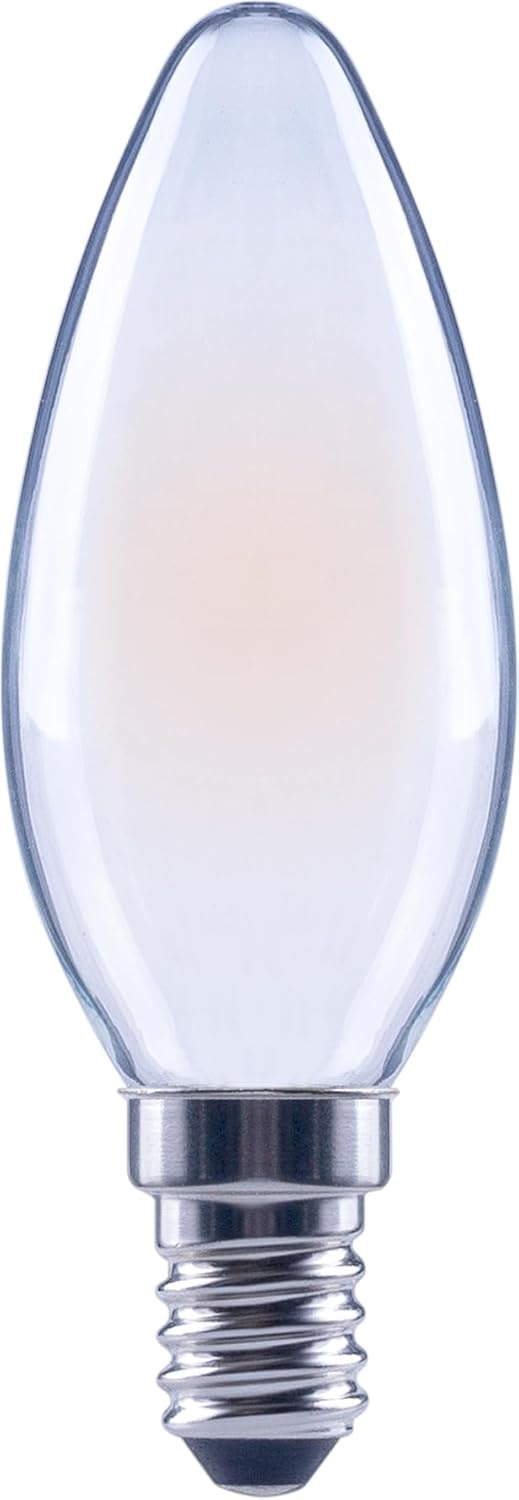 Greenandco 10 Lampadine LED E14 C35 Smerigliate 2,2W - immagine 2