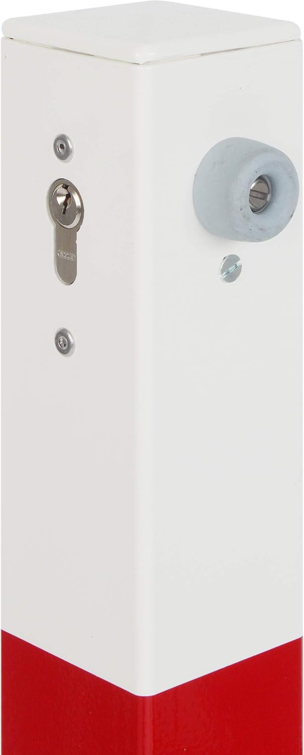 Alberts 787004 Palo a Sbarramento Klappy Pieghevole, Bianco - immagine 2