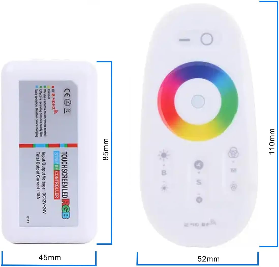 Joylit RGBW Striscia LED Controller con Telecomando RF - immagine 2