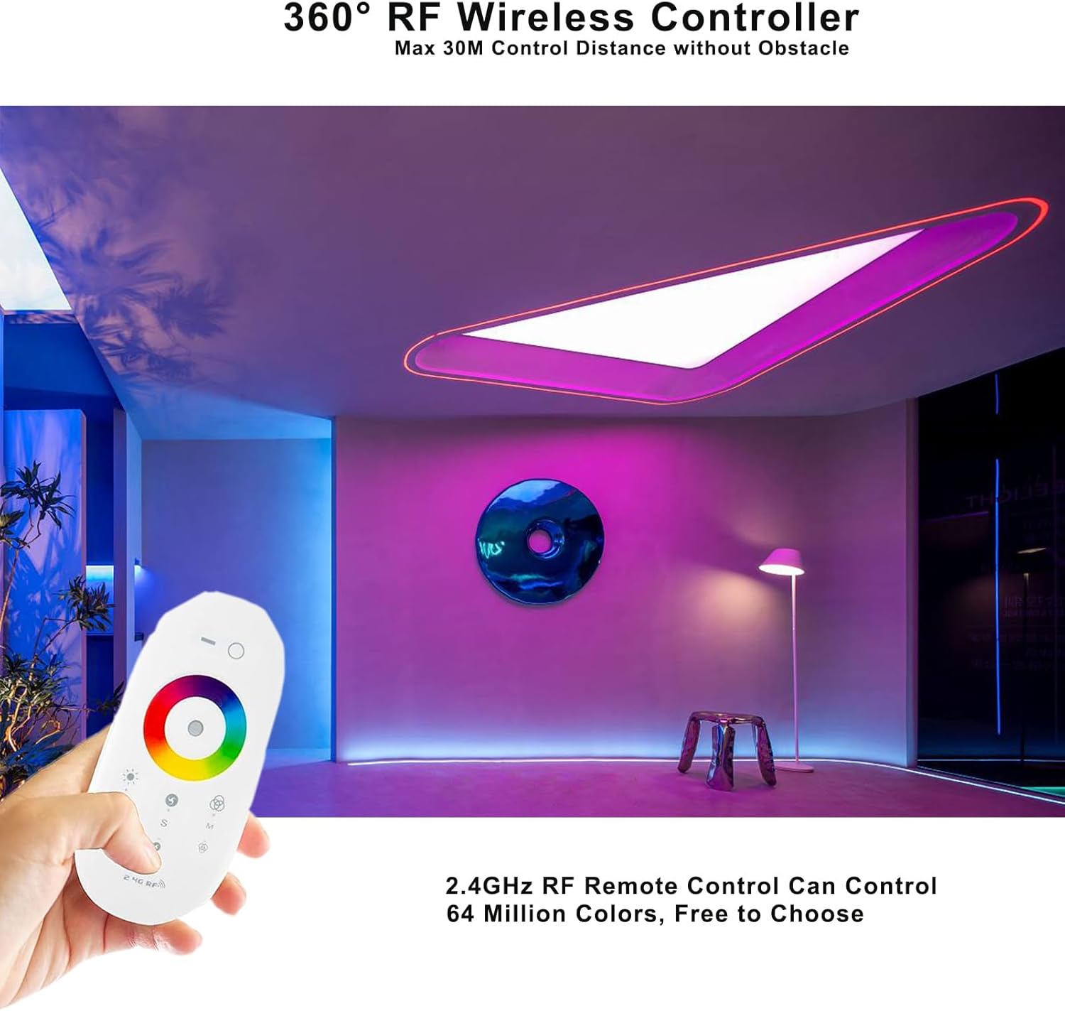 Joylit RGBW Striscia LED Controller con Telecomando RF - immagine 5