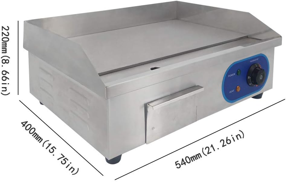 Piastra Elettrica Professionale BBQ Grill 3000W - immagine 2