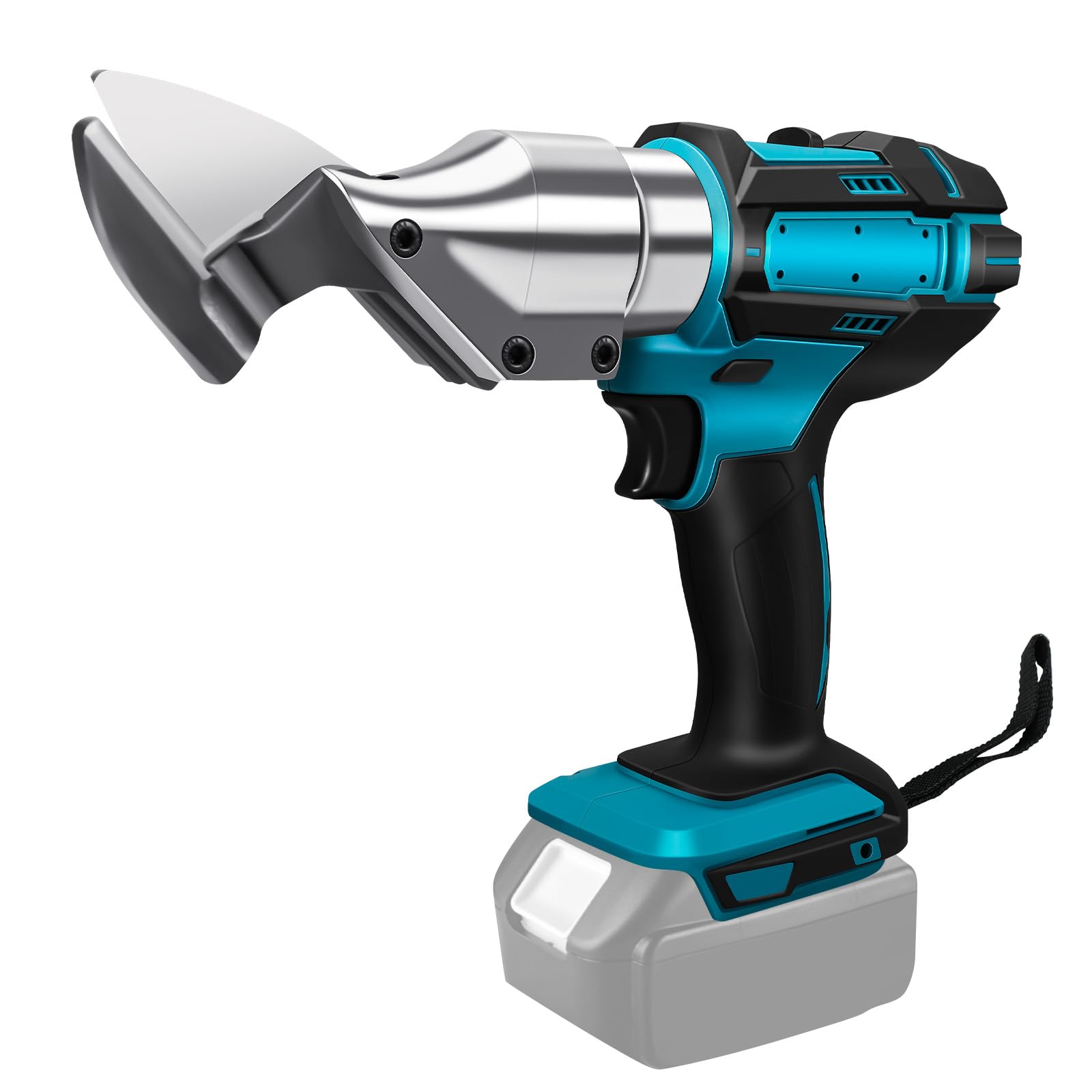 Forbici Elettriche per Metallo 21V con Testa Rotante 360°