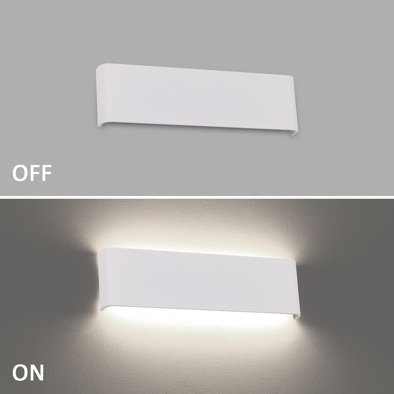 Klighten 2 Pezzi Applique Parete Interno LED 10W - immagine 2