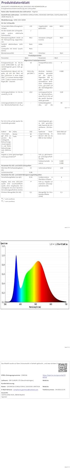 Klighten 2 Pezzi Applique Parete Interno LED 10W - immagine 8