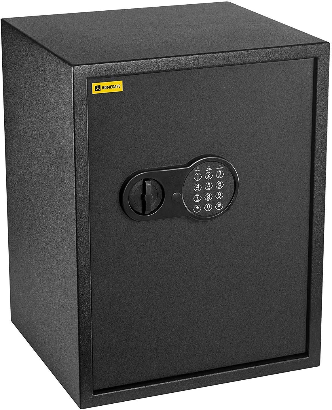 Homesafe HV50E - Cassaforte a Muro 54L, Nero Satinato - immagine 2