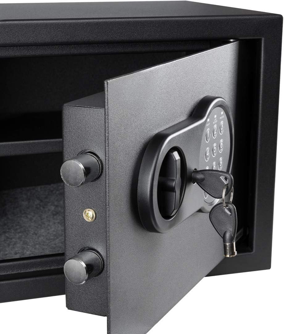 Homesafe HV50E - Cassaforte a Muro 54L, Nero Satinato - immagine 5