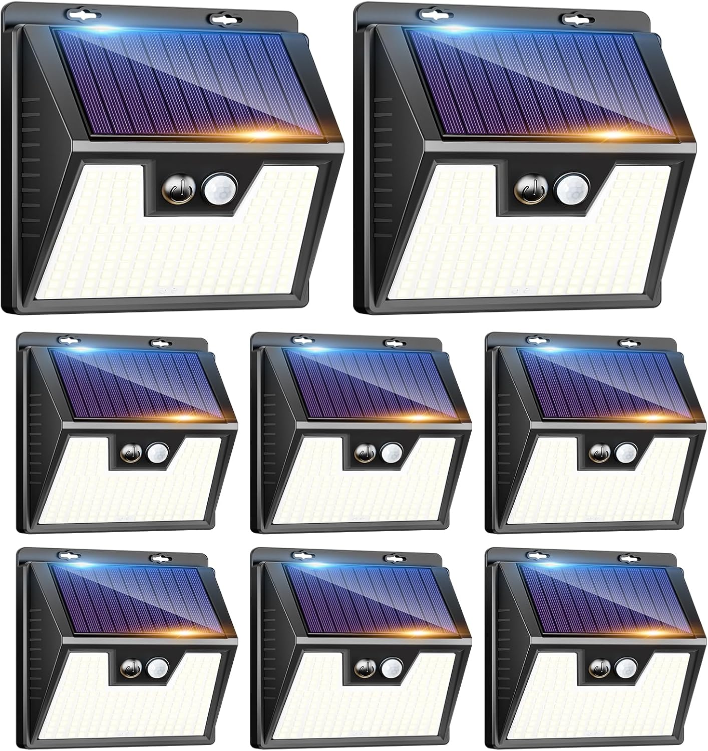 Kolpop Luci Solari LED Esterno 8 Pezzi con Sensore - immagine 1