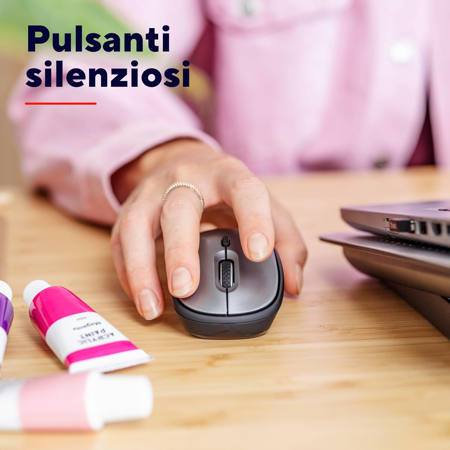 Trust Mouse Wireless Silenzioso Ambidestro - immagine 3