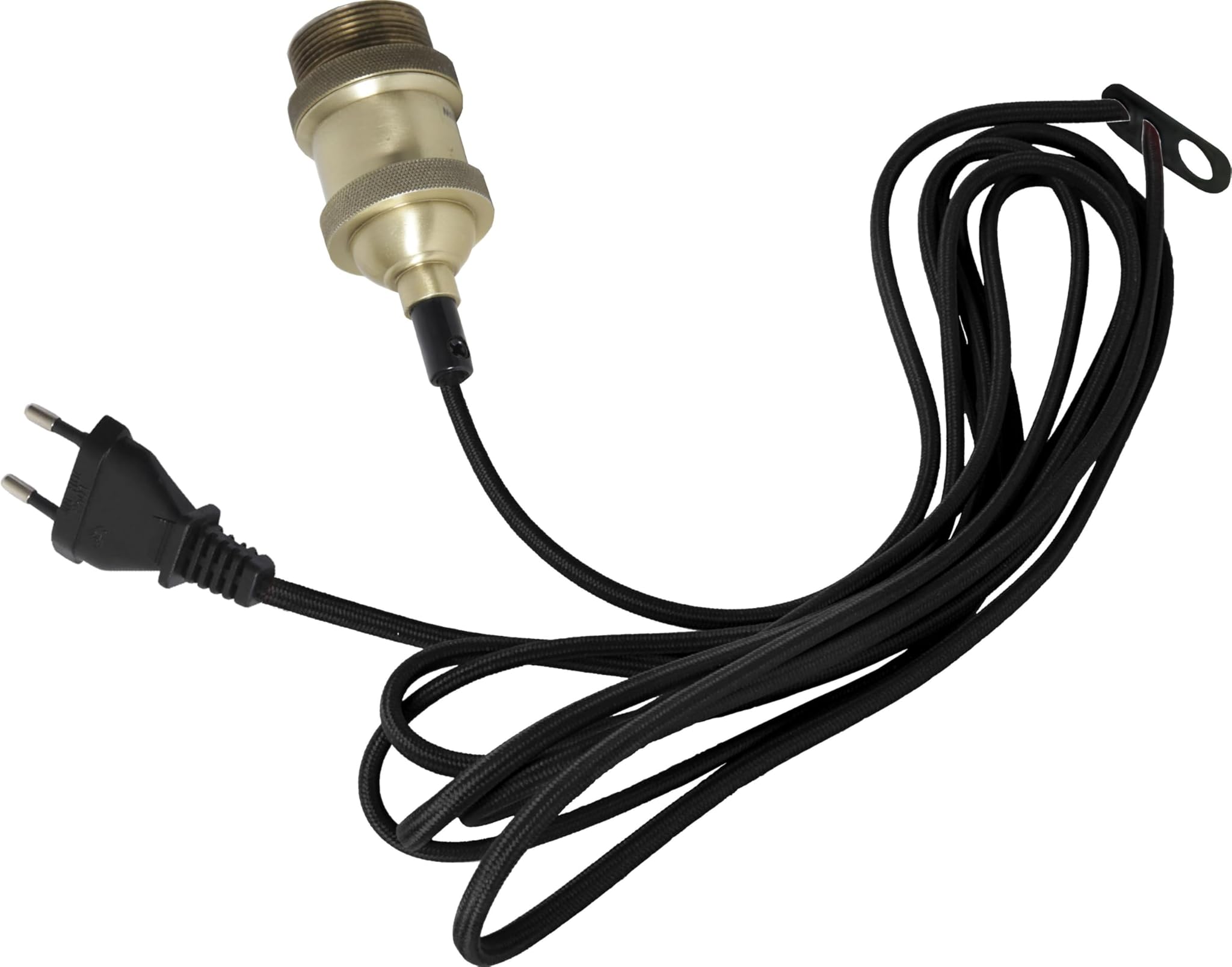 Portalampada Archaic E27 con Cavo in Tessuto 3,5m