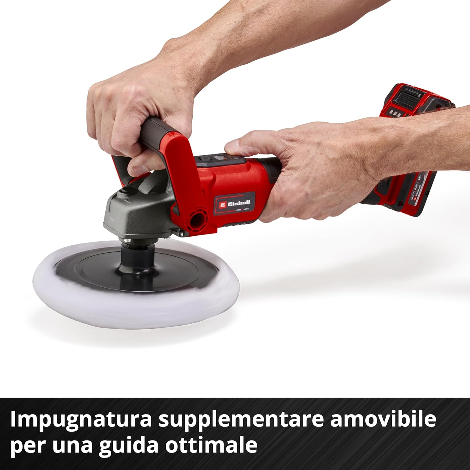 Einhell CE-CP 18/180 Li E-Solo - Lucidatrice/Levigatrice a Batteria - immagine 8