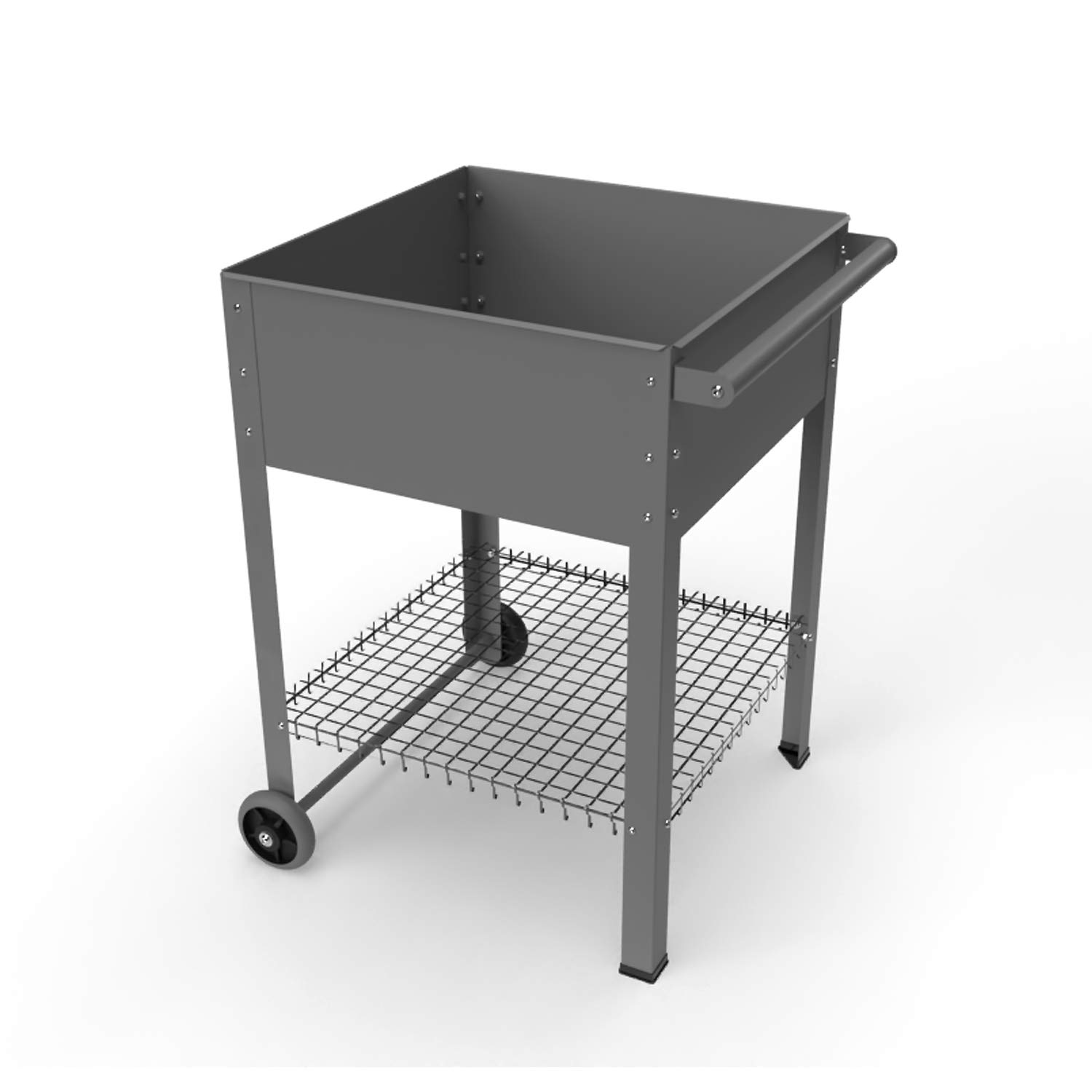 Bio Green Fiore Carrello Steinfurt, Antracite, 55 x 55 x 80 cm, MBW