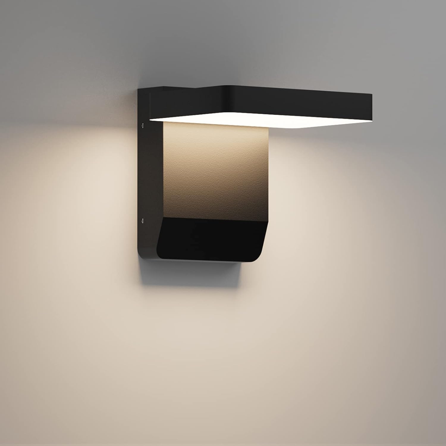 K-bright Applique LED 20W 4500K, Nera - immagine 1