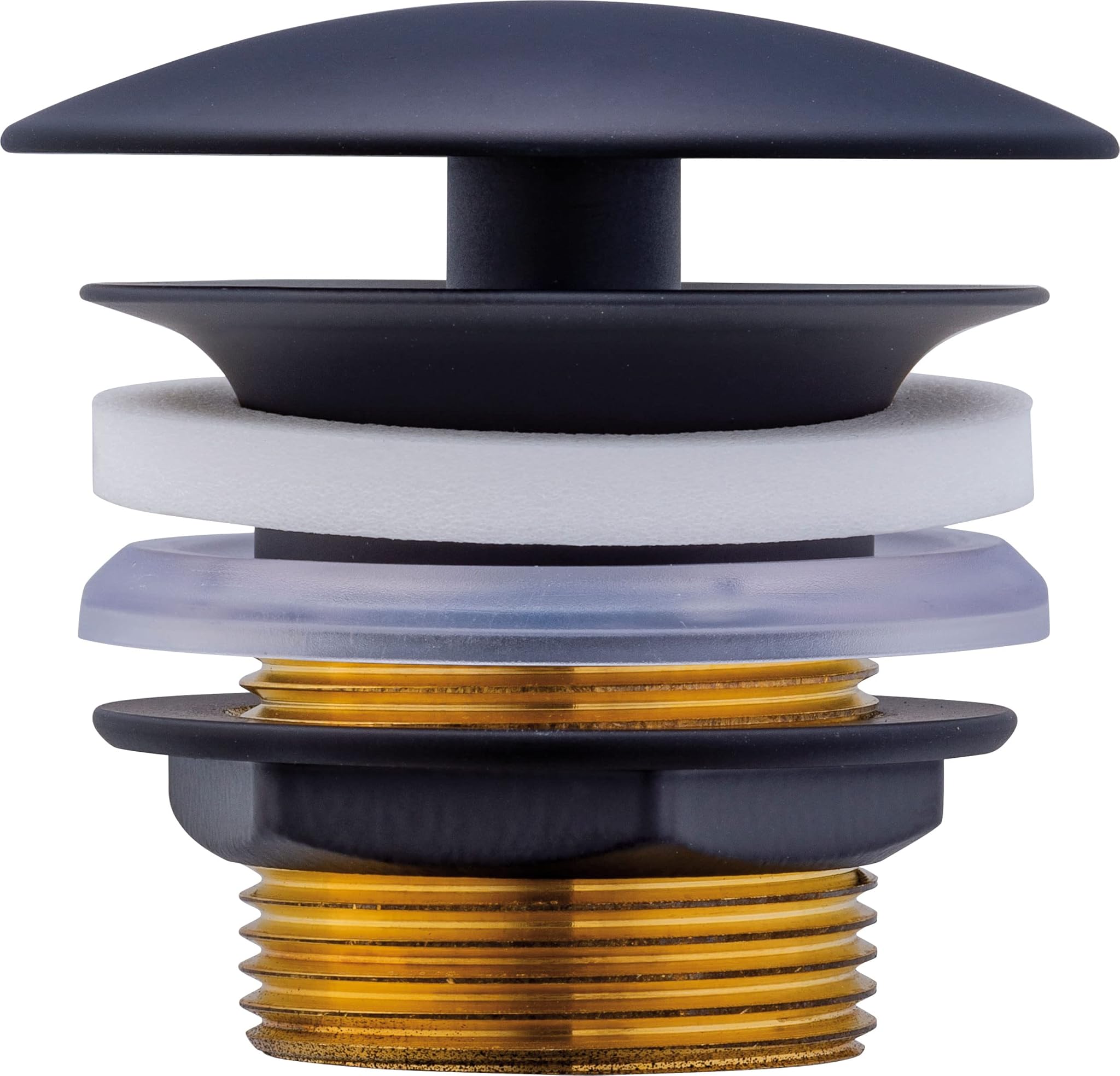 Duravit 005024 Scarico Universale 1 ¼, Nero Opaco