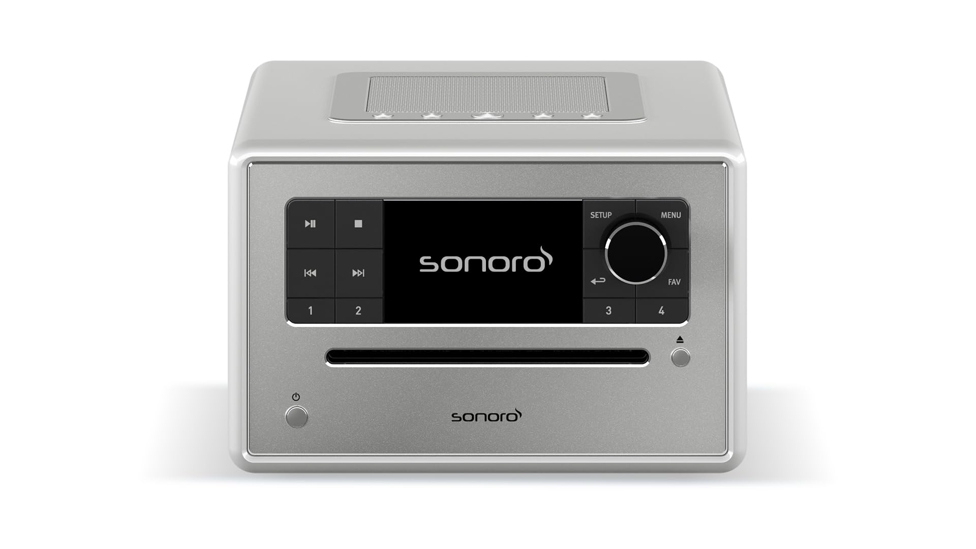 Sonoro Elite - Radio Internet con Lettore CD, Argento