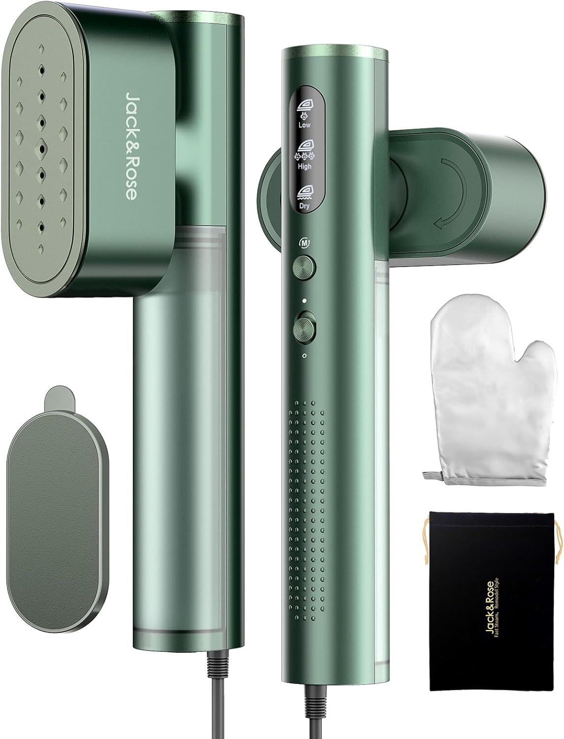 Ferro da Stiro da Viaggio 1000W Verde - immagine 1