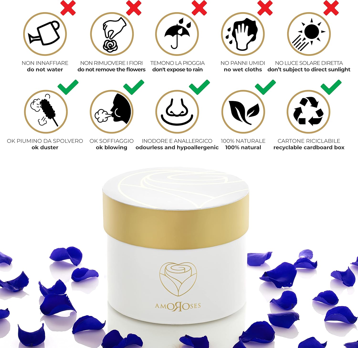 Amoroses LIMITED EDITION - 12 Rose Stabilizzate Eterne - immagine 7