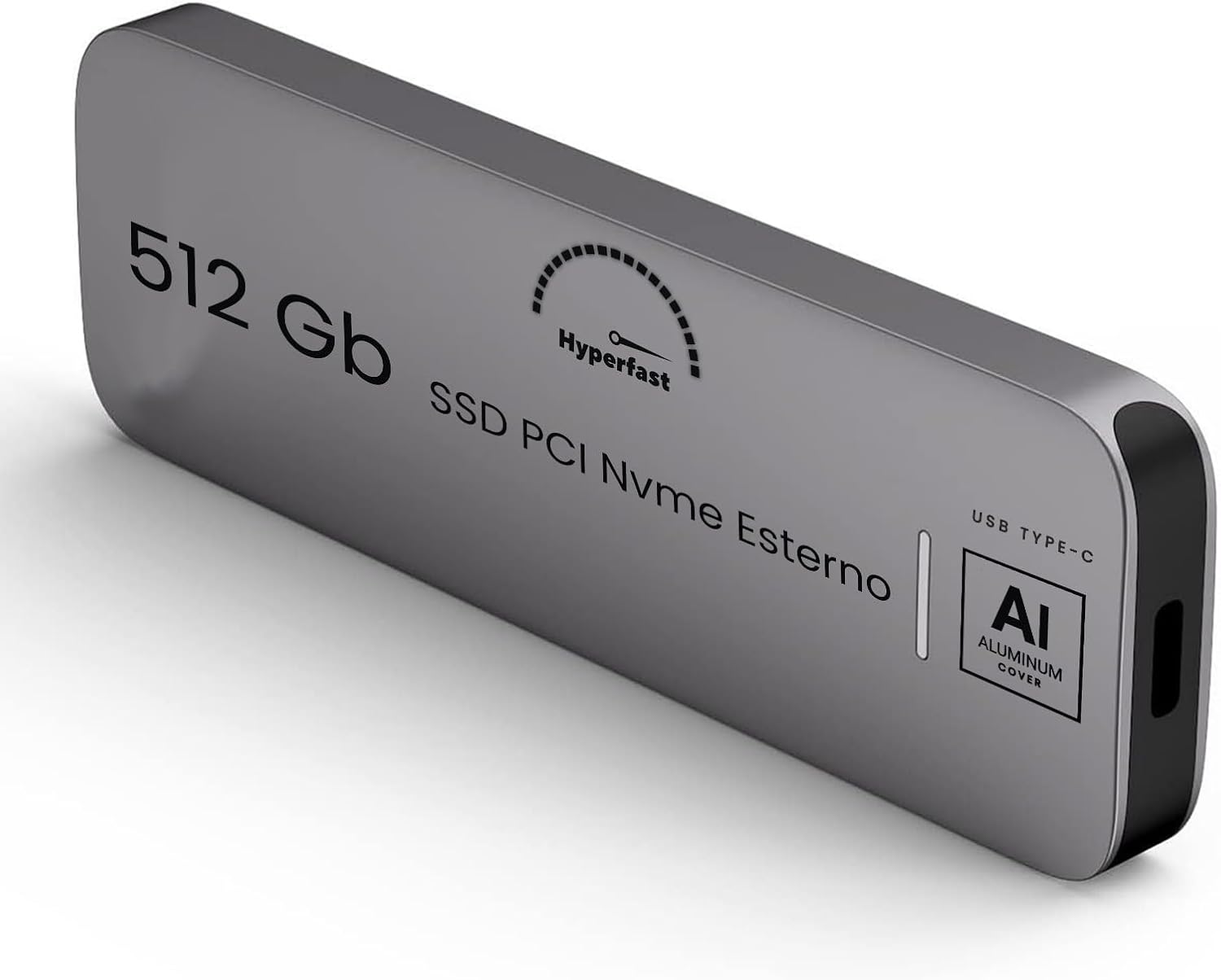SSD Esterno Portatile 512 Gb USB 3.2 Gen2 - immagine 4
