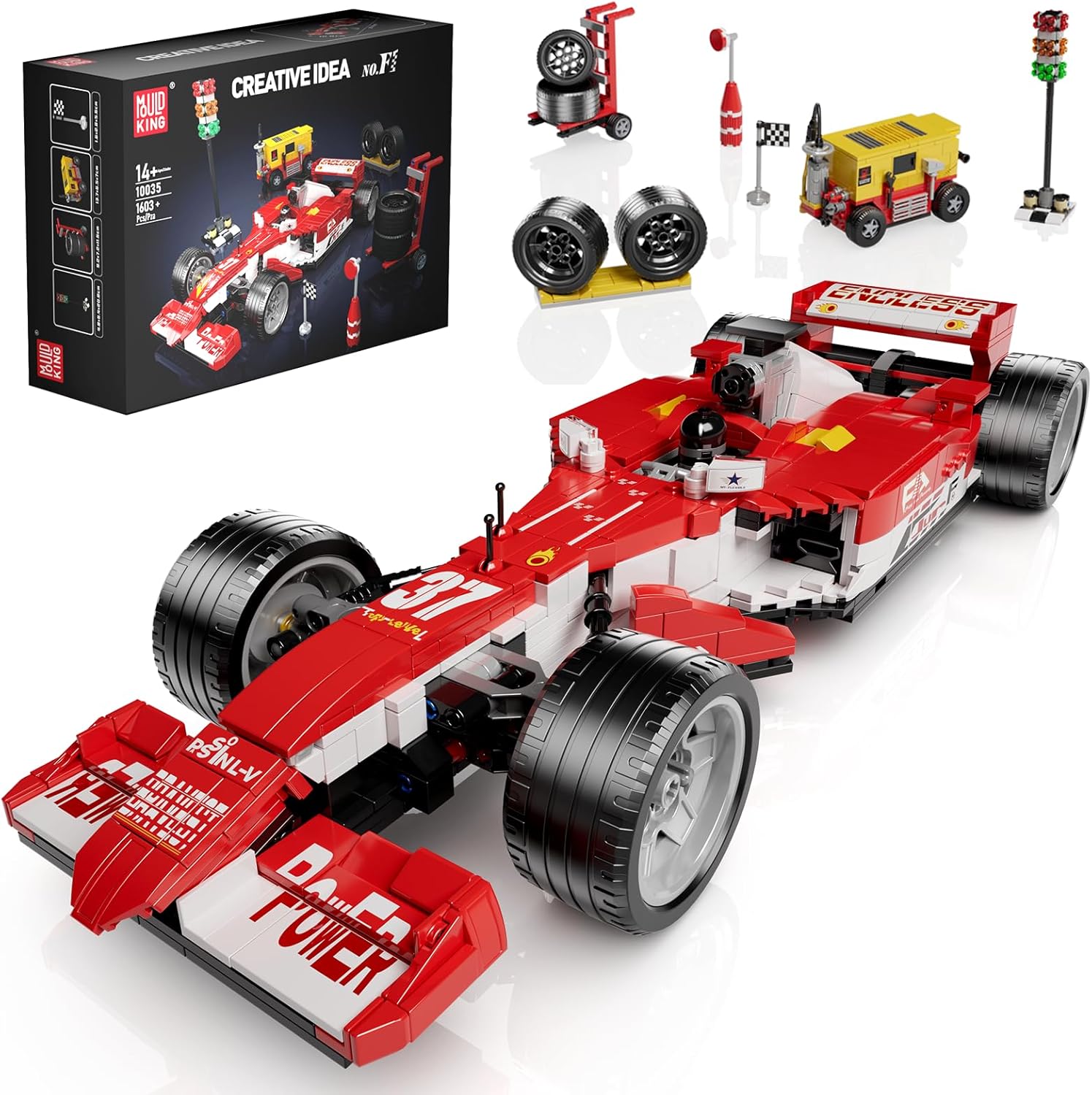 Mould King 10035 Technik - Auto da Corsa Formula 1 (1603 pz) - immagine 1