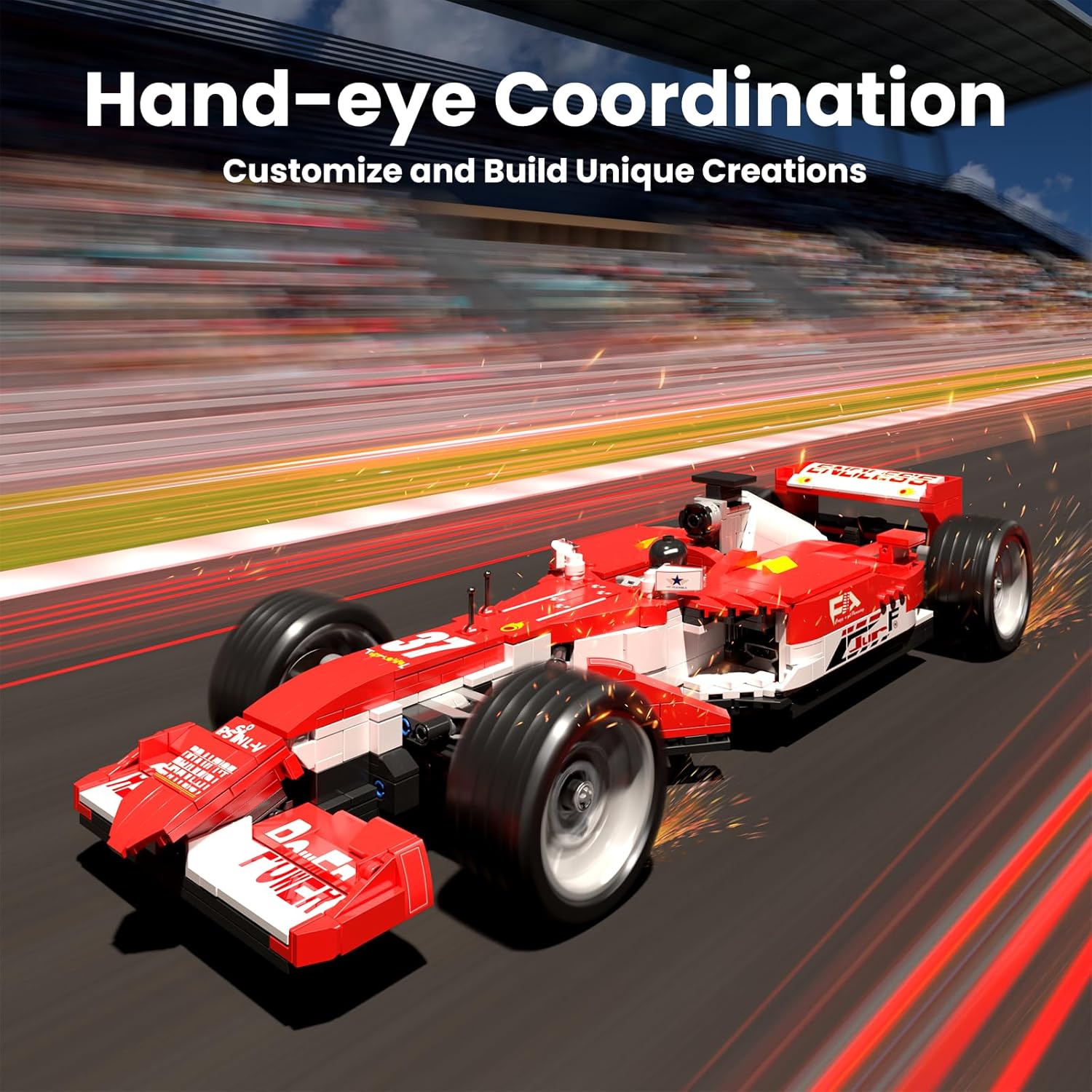 Mould King 10035 Technik - Auto da Corsa Formula 1 (1603 pz) - immagine 5