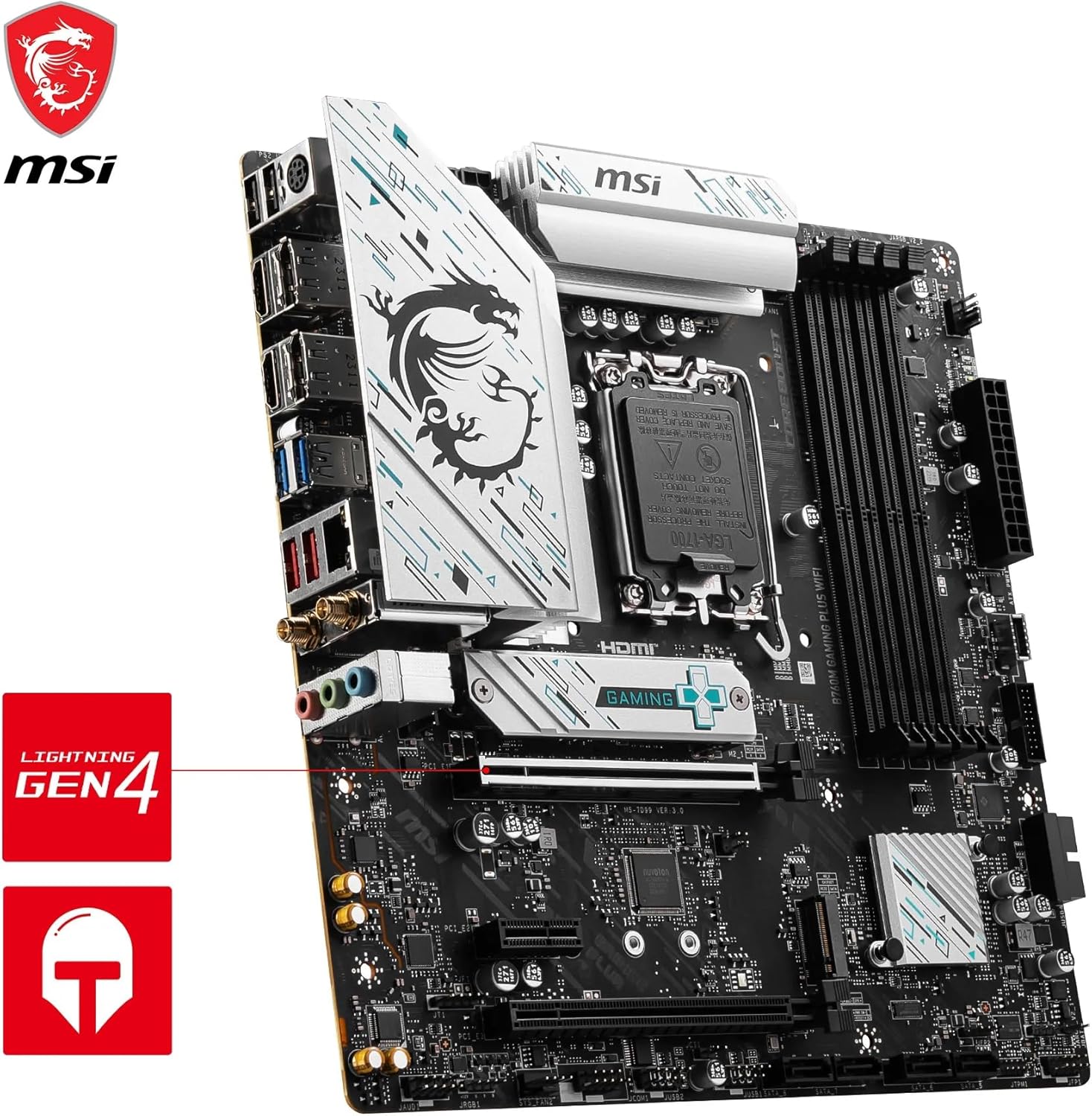 MB MSI Intel 1700 B760M GAMING PLUS WIFI - immagine 5