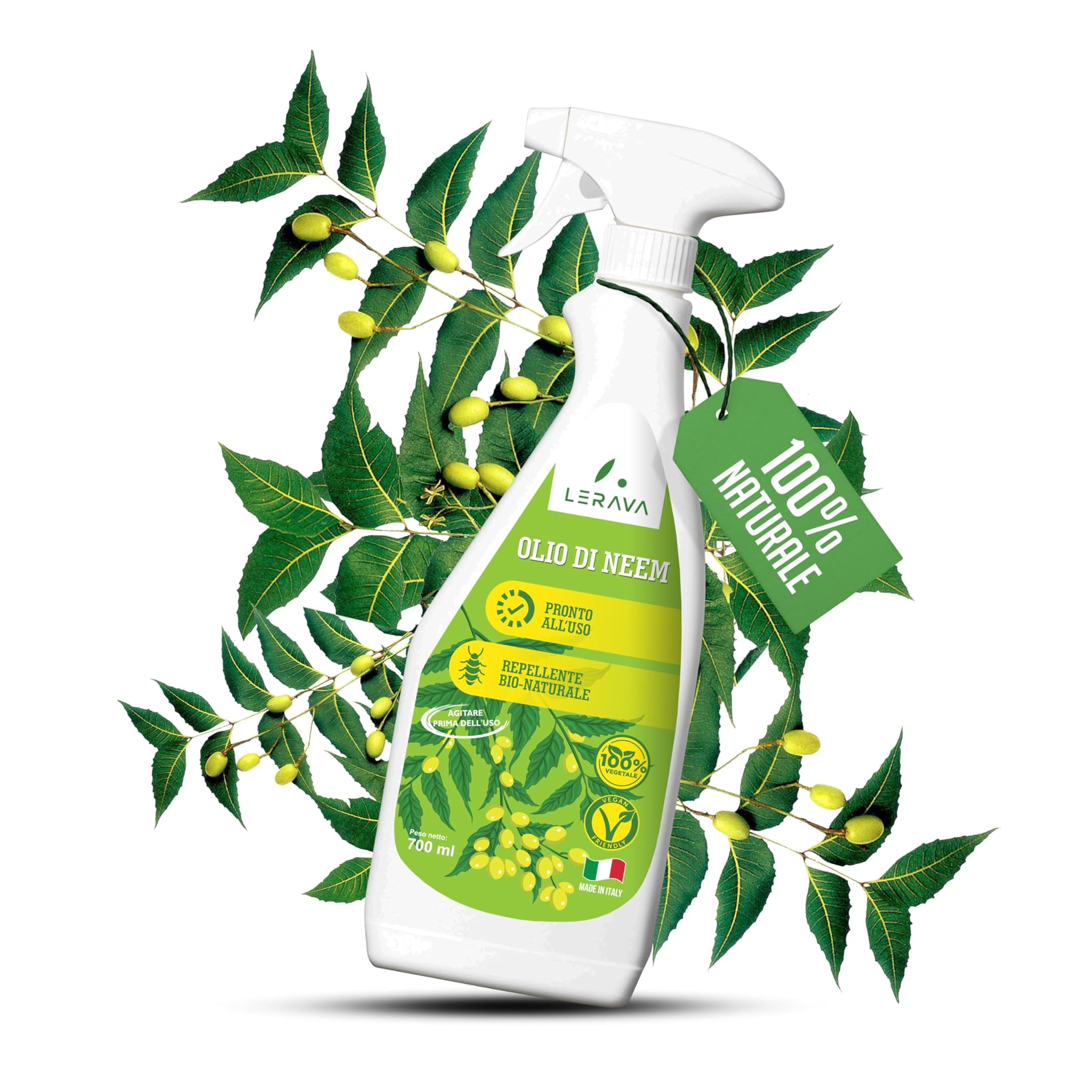 Lerava® Olio di Neem Spray Pronto all’Uso 700ml
