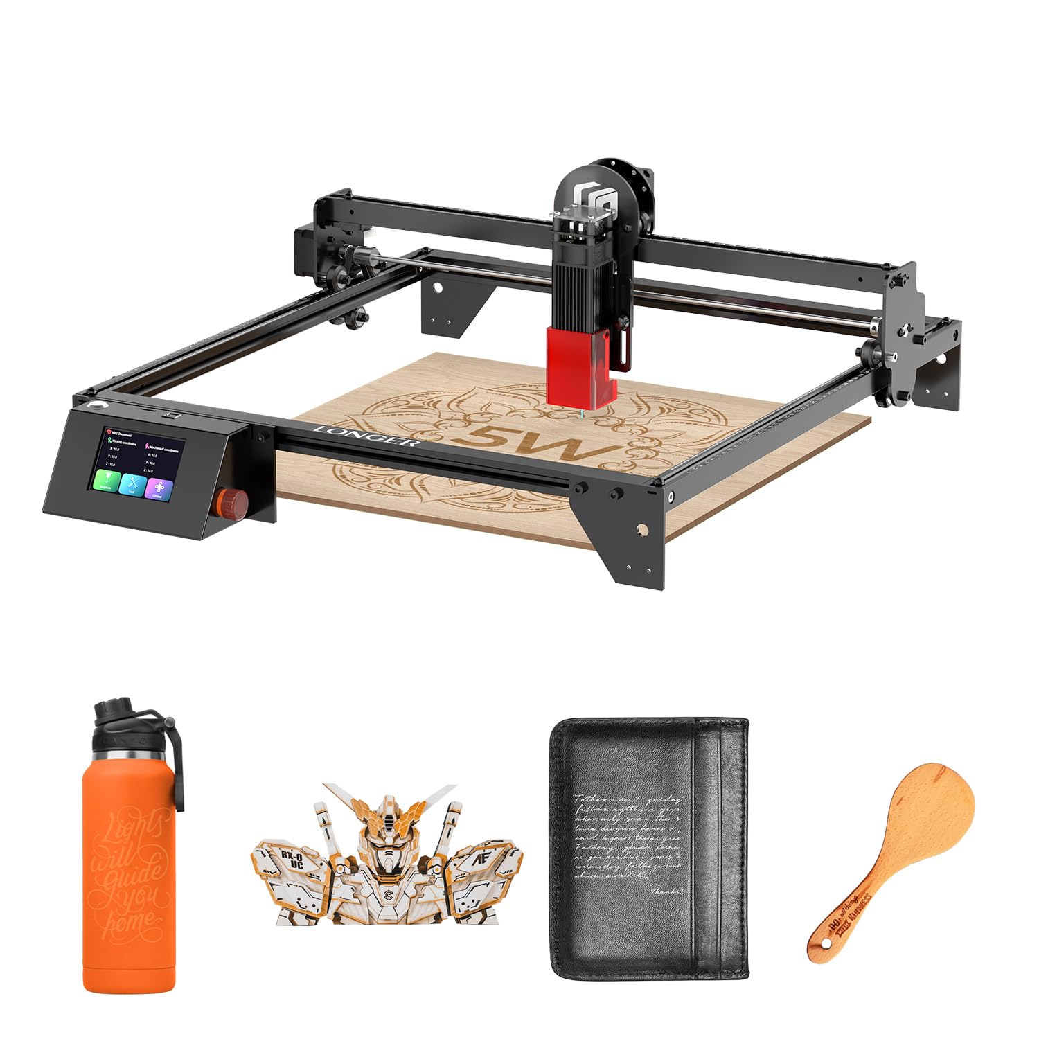 LONGER Incisione Laser 5W 400x400mm con Touch Screen