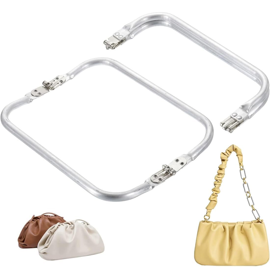 Chiusura Borsa Uncinetto 18cm - 2 Pezzi