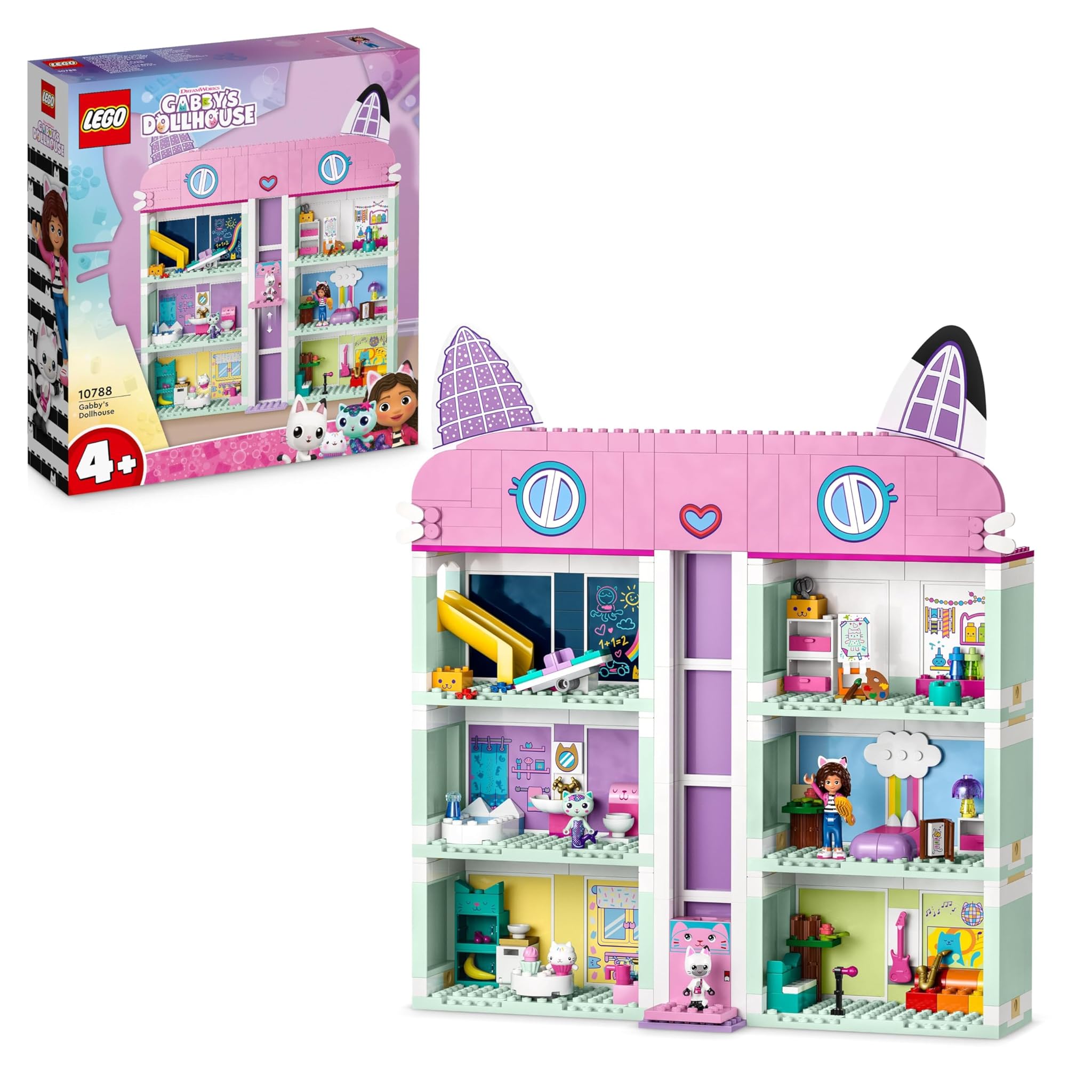 Lego Gabby's Dollhouse - Casa delle Bambole 4 Piani