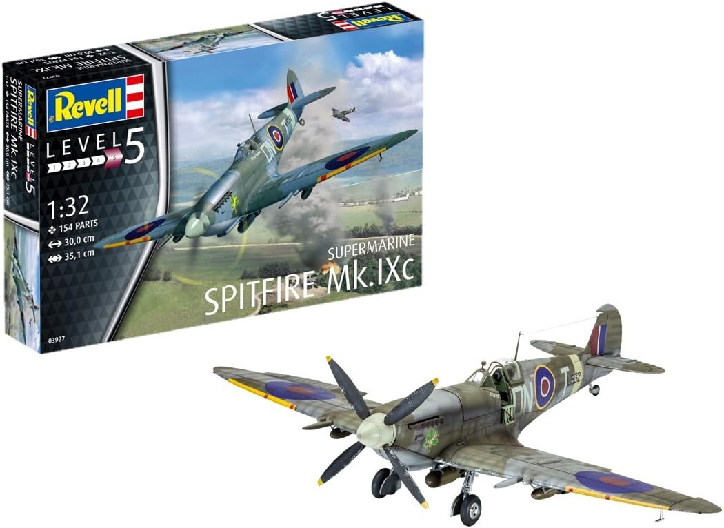 Revell REVELL03927 Spitfire MK.Ixc Model Kit - immagine 1