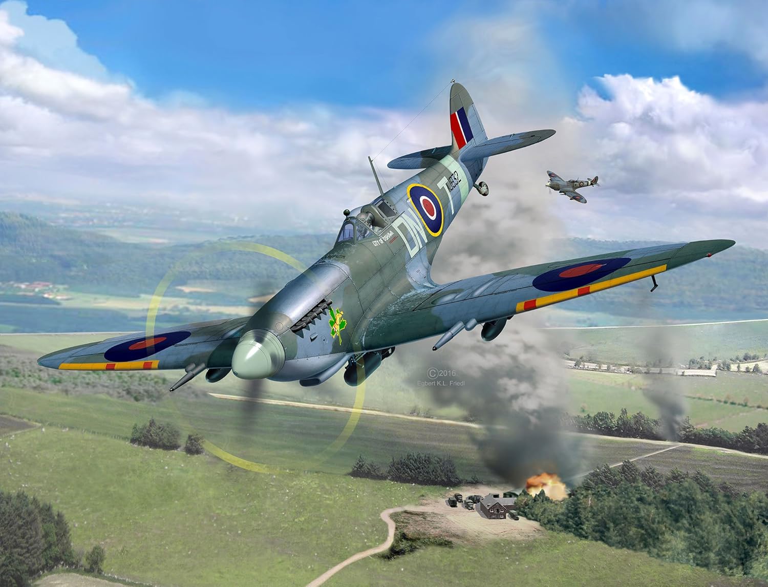 Revell REVELL03927 Spitfire MK.Ixc Model Kit - immagine 9