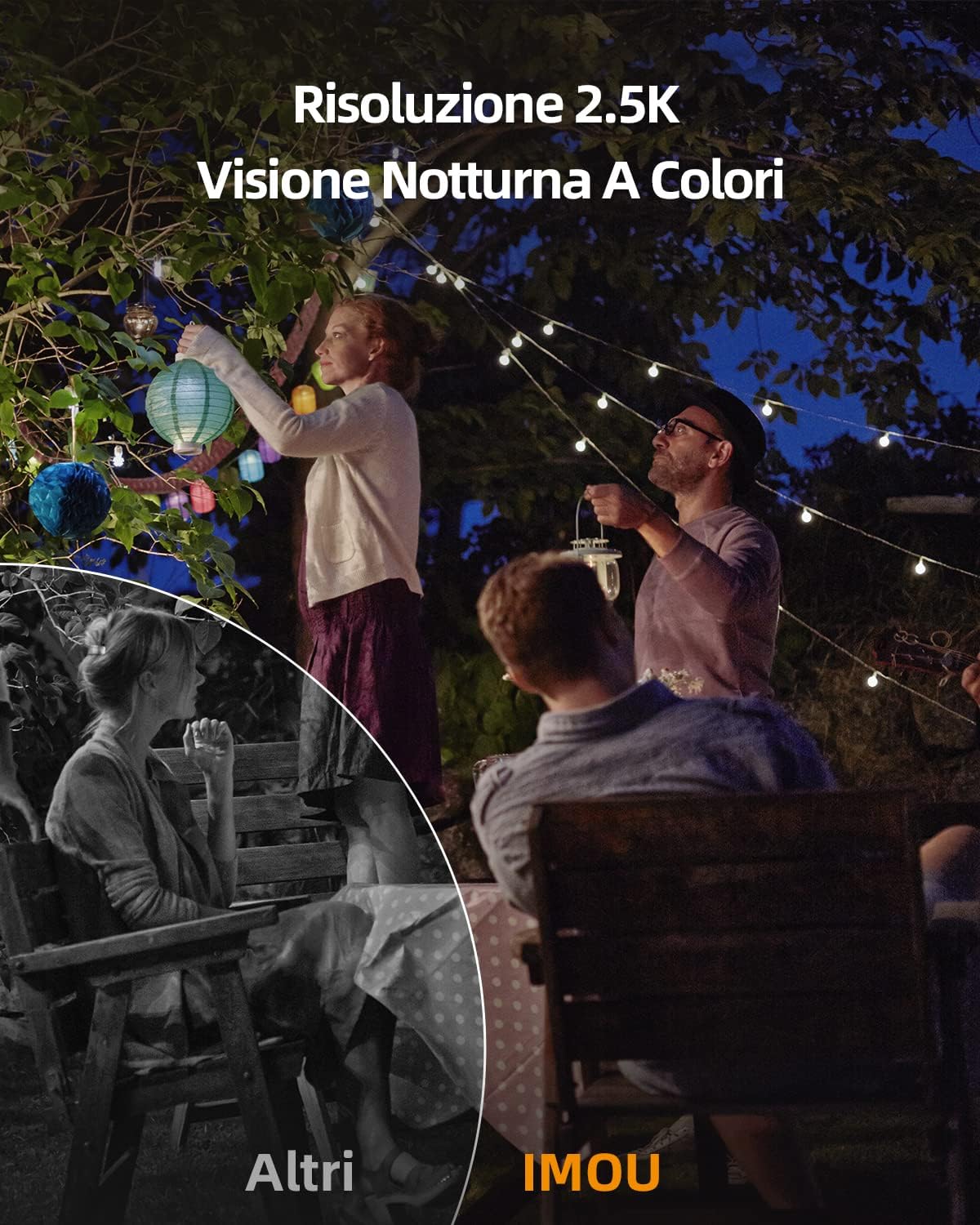 Imou Telecamera WiFi Esterno Batteria Ricaricabile 4MP - immagine 6