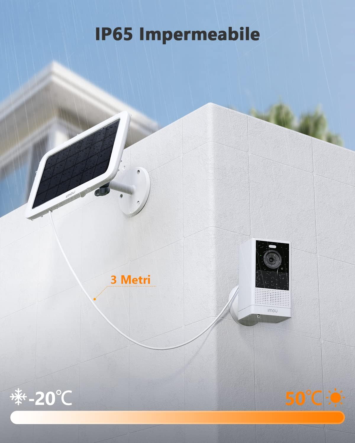 Imou Telecamera WiFi Esterno Batteria Ricaricabile 4MP - immagine 7