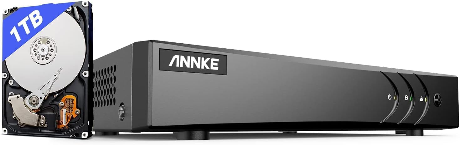 Annke CCTV DVR 8 Canali con Hard Disk 1 TB - immagine 1