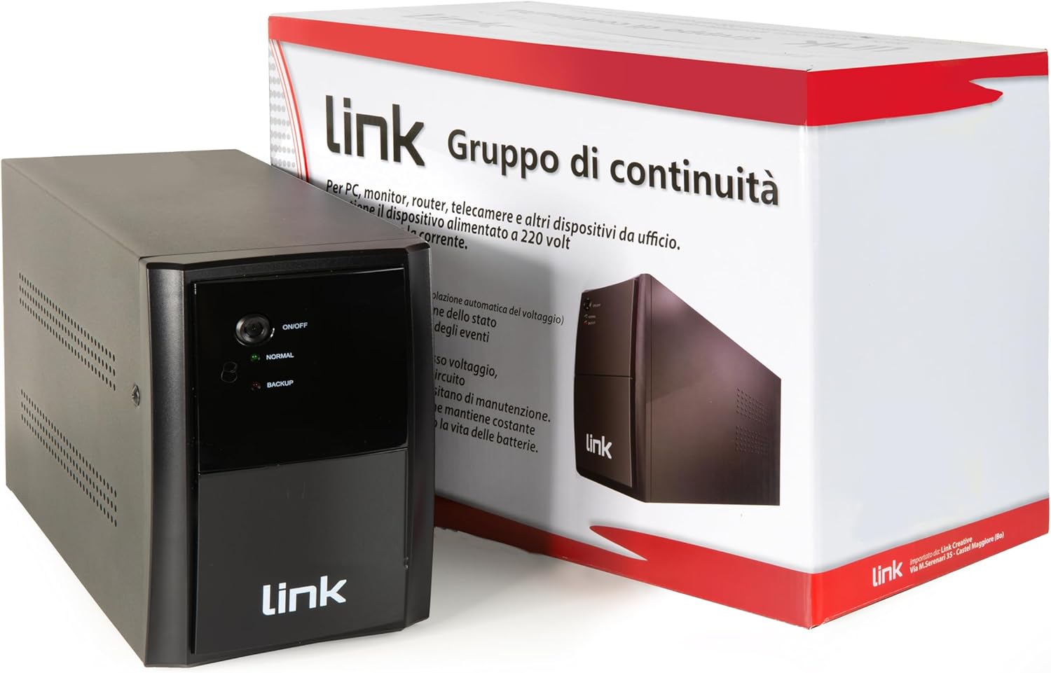 Link LKUPS1500 - Gruppo di Continuità LINE INTERACTIVE 1500 VA - immagine 1