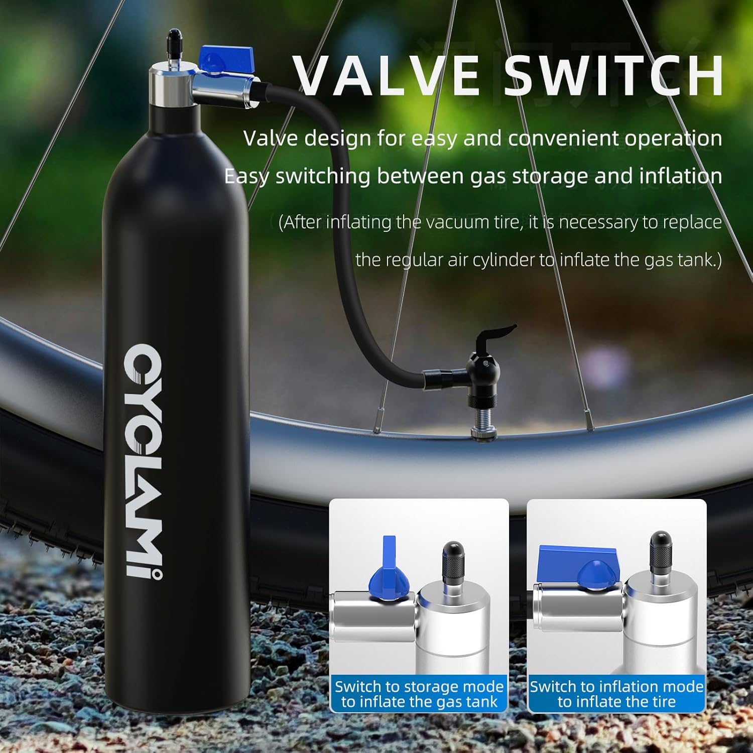 Cyclami TIRE BOOSTER Gonfiatore Tubeless 1.2L - immagine 5