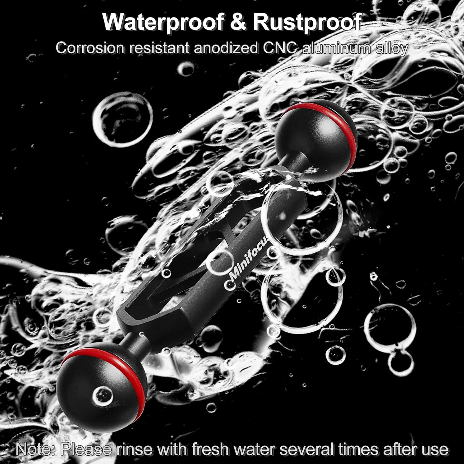 Minifocus Doppio Braccio a Sfera 2,5 cm Subacqueo - immagine 6