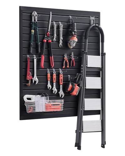 VEVOR Pannelli a Doghe Modulari per Garage, Neri