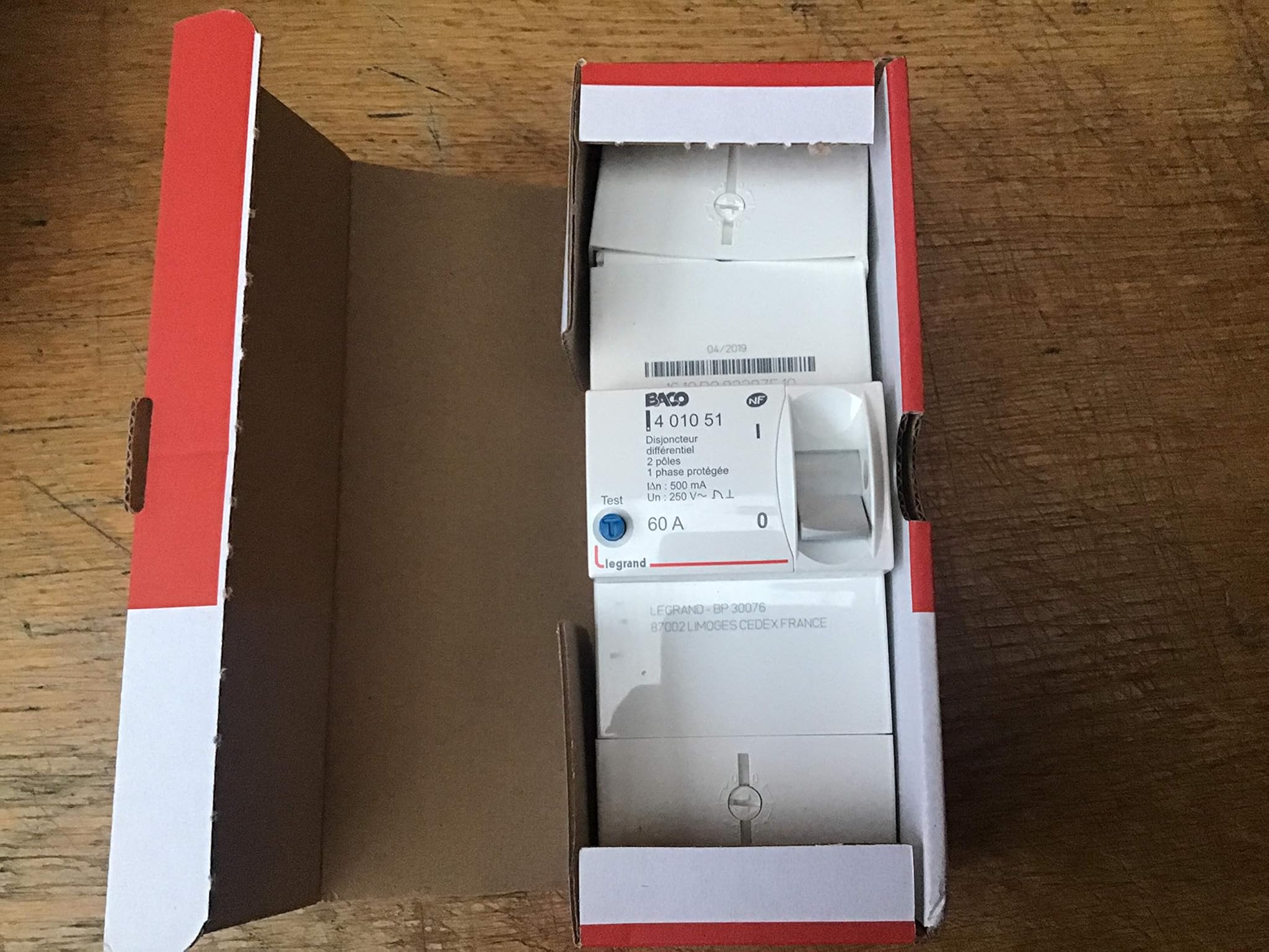 Legrand 401051 Enedis - Interruttore Tipolare Differenziale