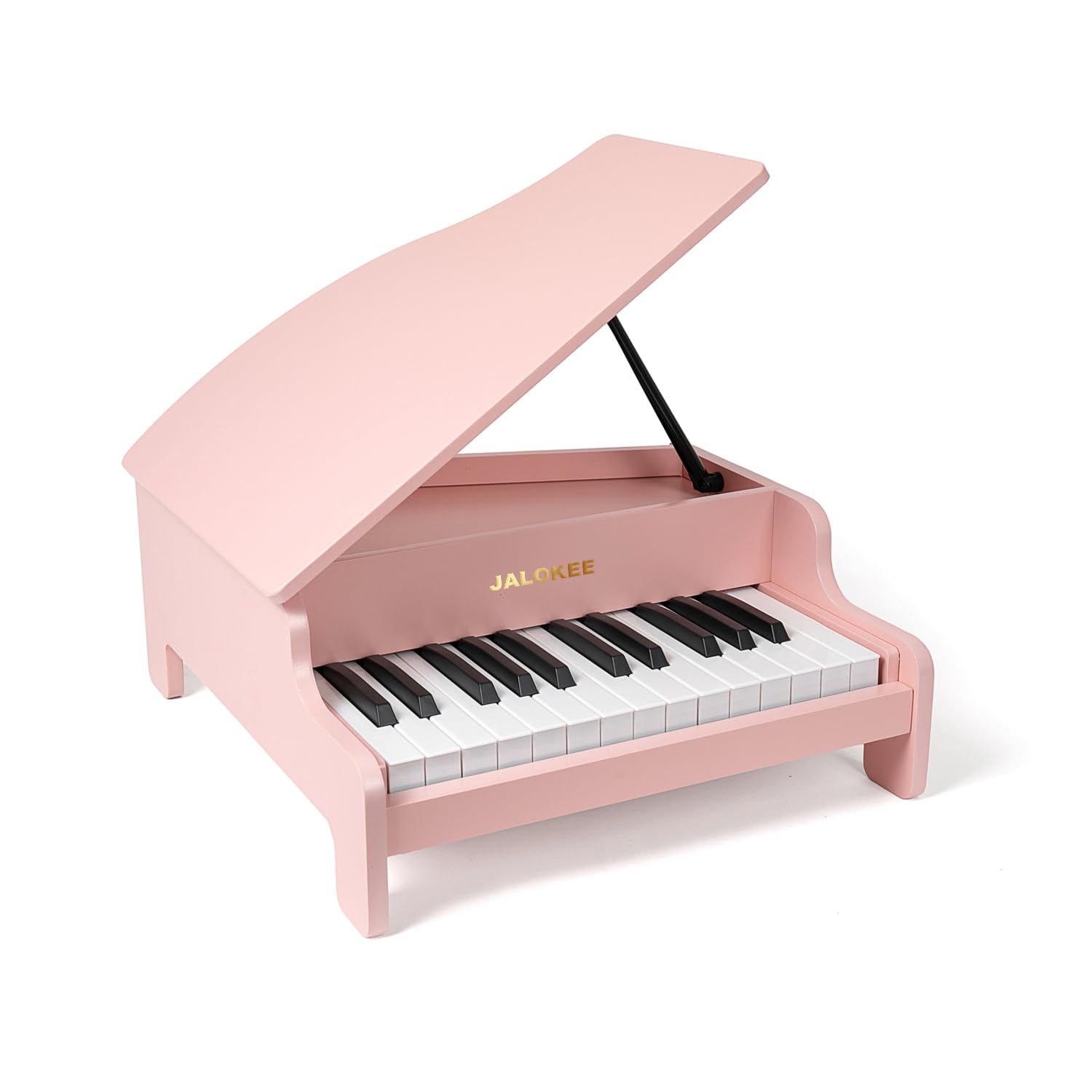 Pianoforte per bambini 25 tasti, strumento educativo in legno, Rosa