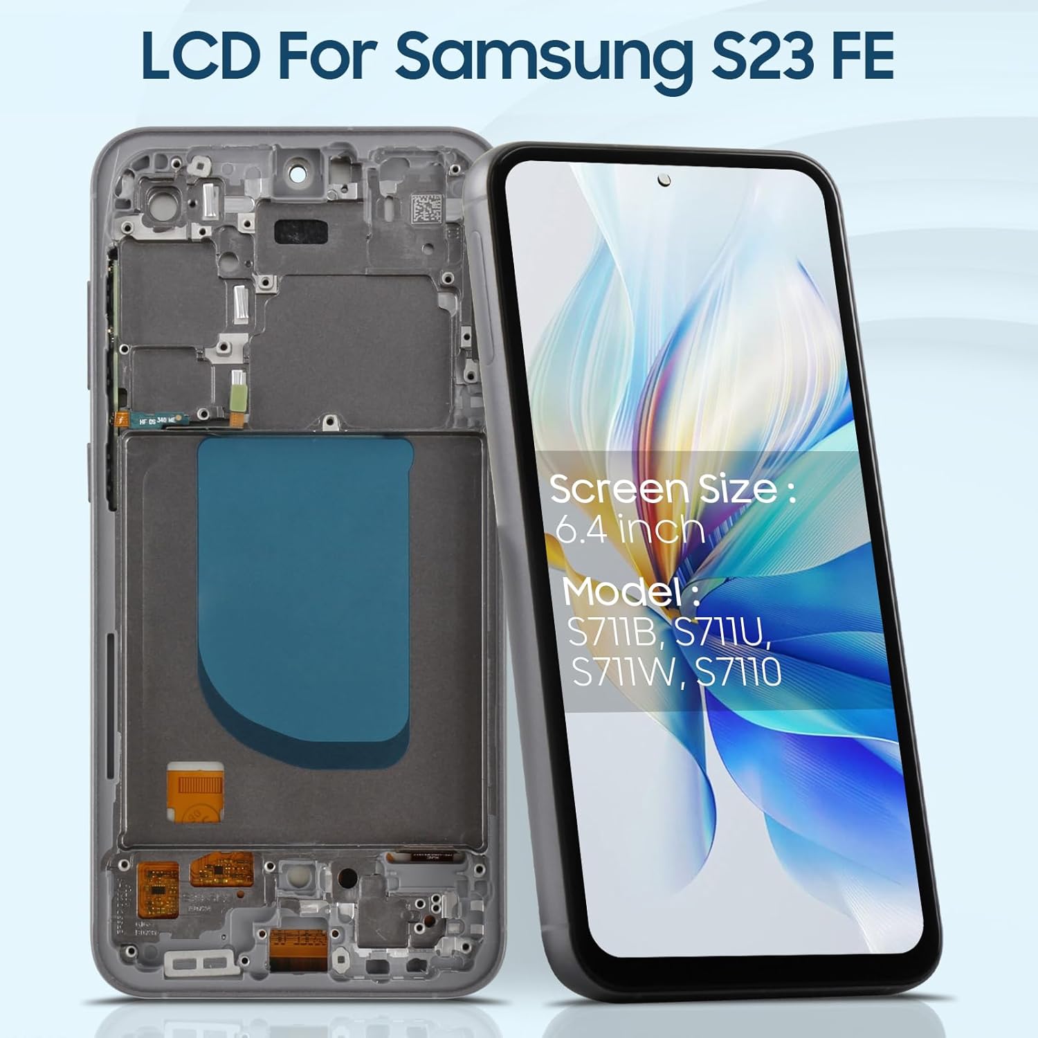 Schermo LCD per Samsung S23 FE - Grafite - immagine 2