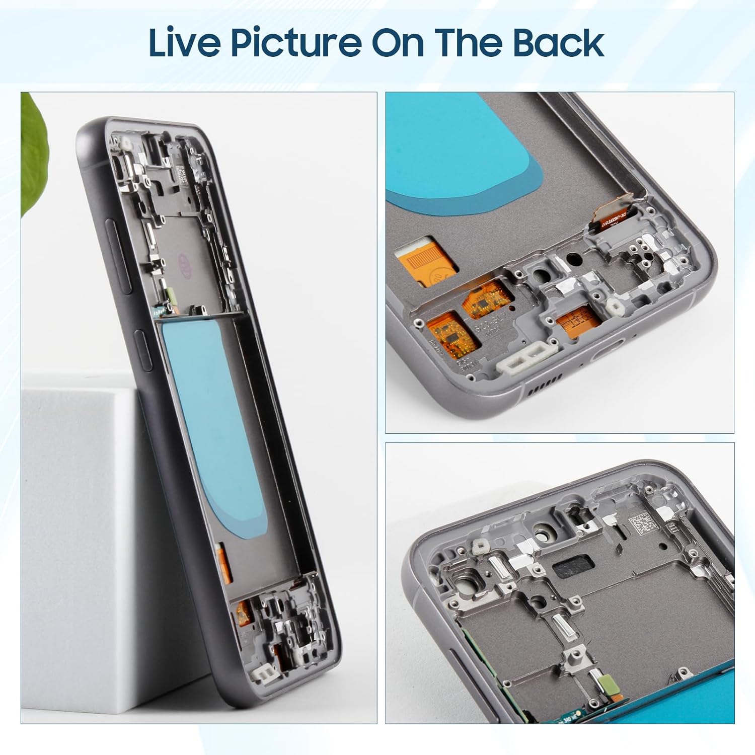 Schermo LCD per Samsung S23 FE - Grafite - immagine 6