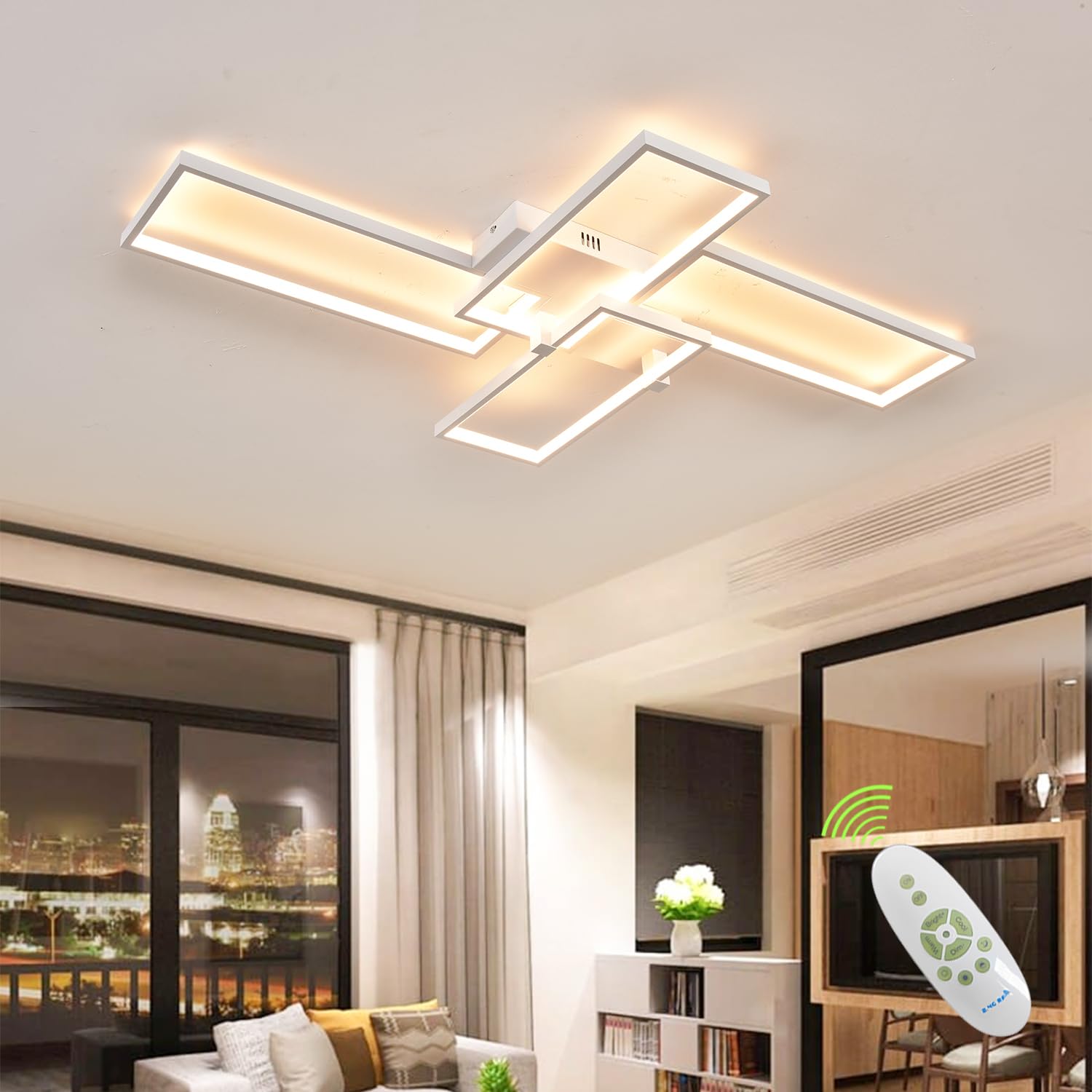 Plafoniera LED Soffitto Moderna L130cm